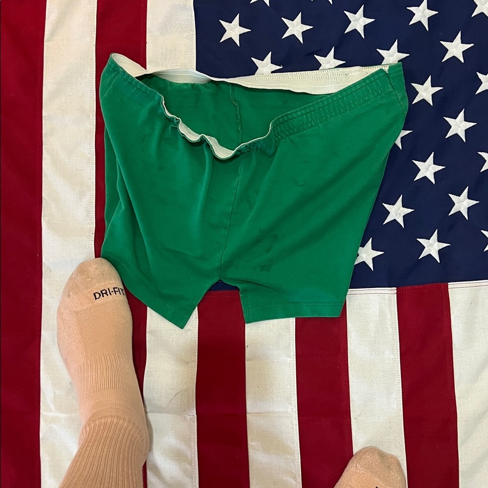 Green Athletic Shorts - Picture 4 of 5